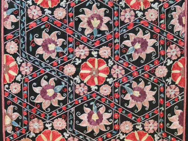 Silk Suzani Embroidery