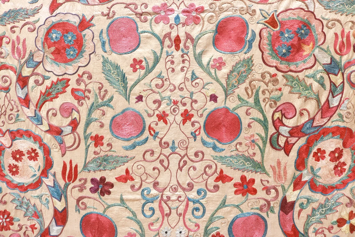 Uzbek Suzani Embroidery. Unique and Distinctive Handmade Suzani Embroidery