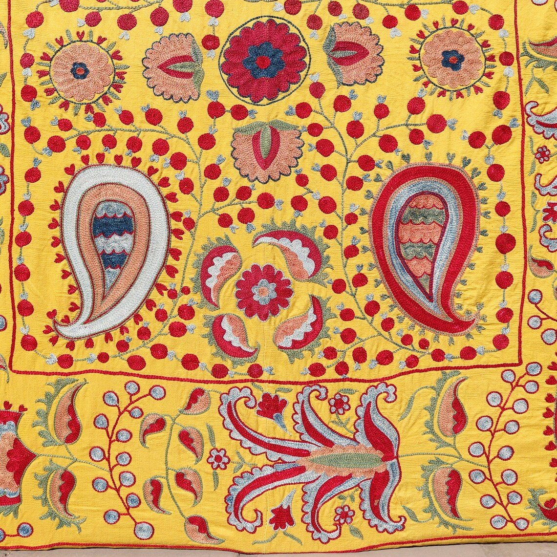 suzani wall hanging