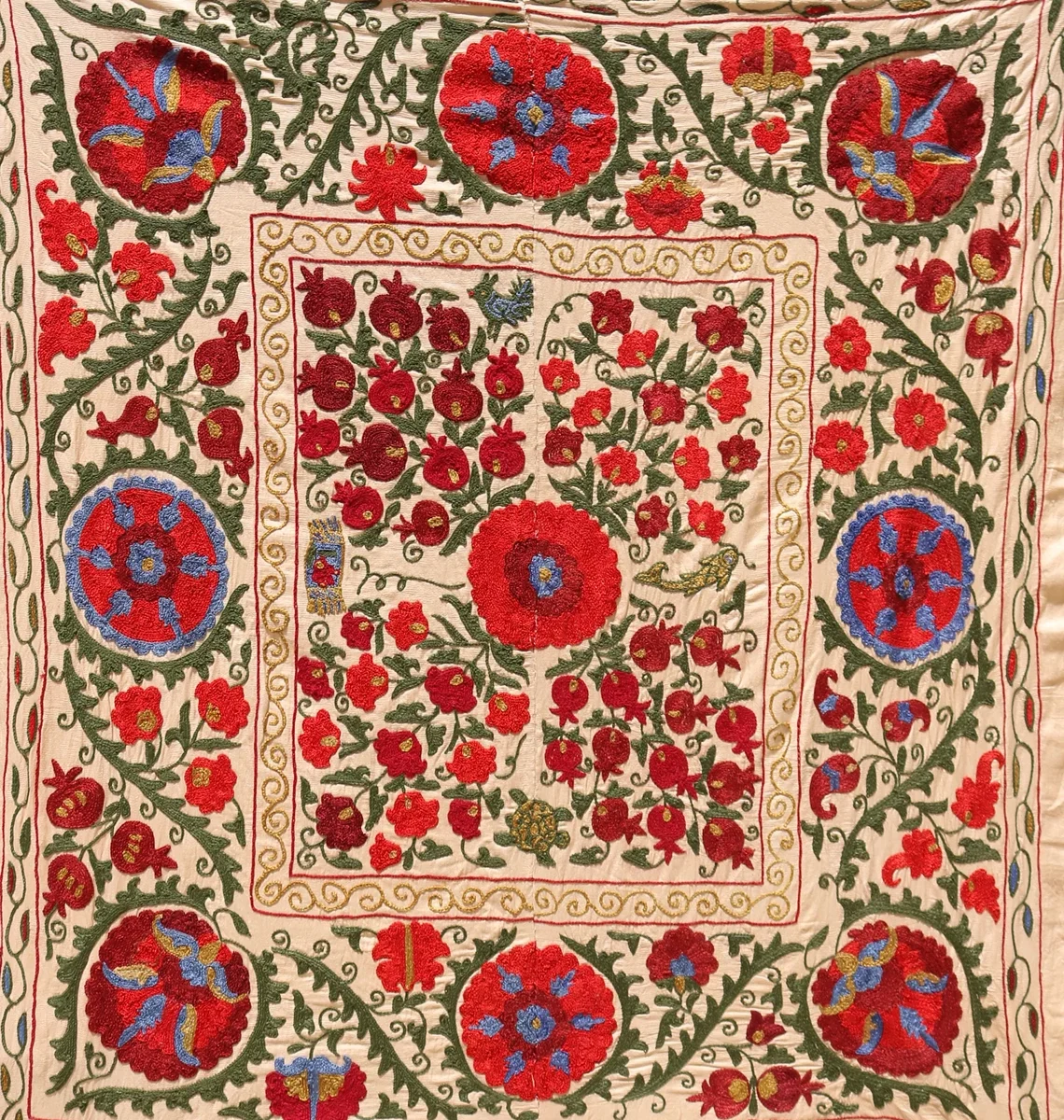 Silk Suzani Embroider