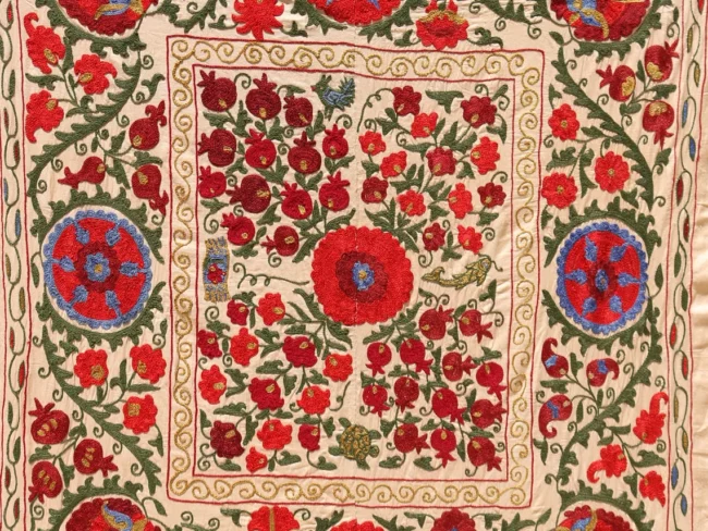 Silk Suzani Embroider