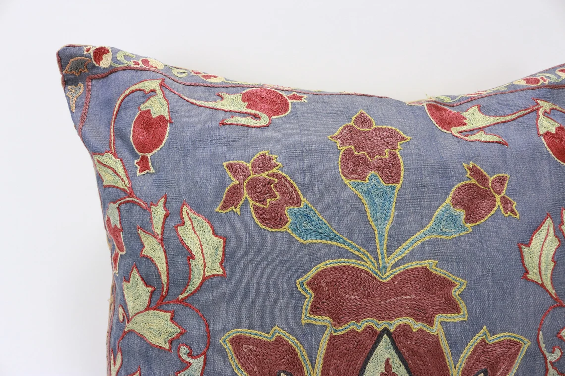 suzani pillow cover