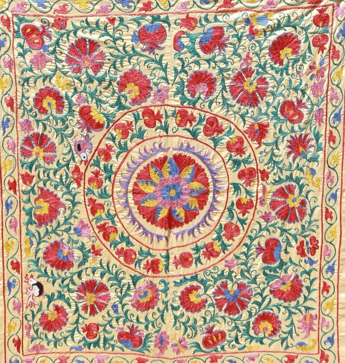 Silk Suzani Embroider