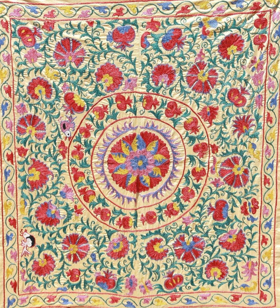 Silk Suzani Embroider