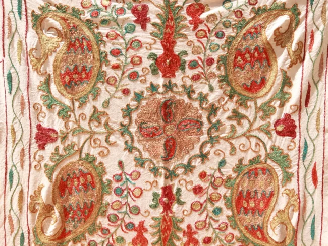 Silk Suzani Embroidery