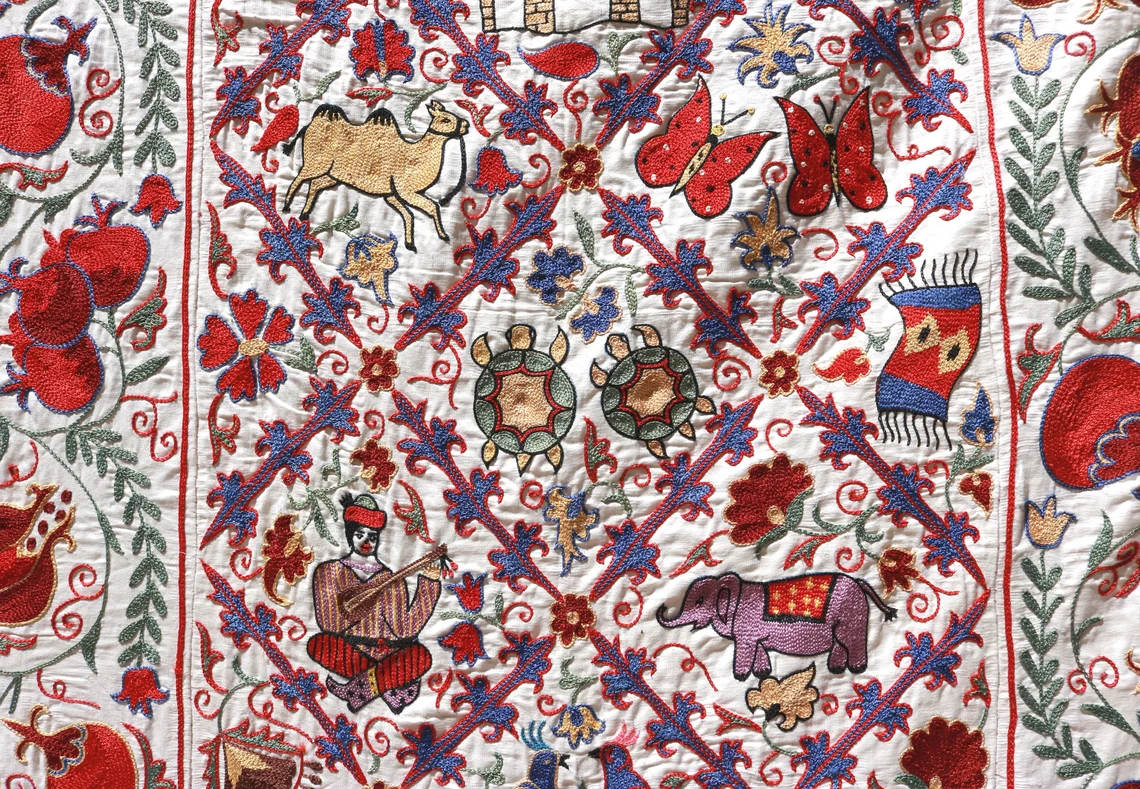 Suzani embroidery