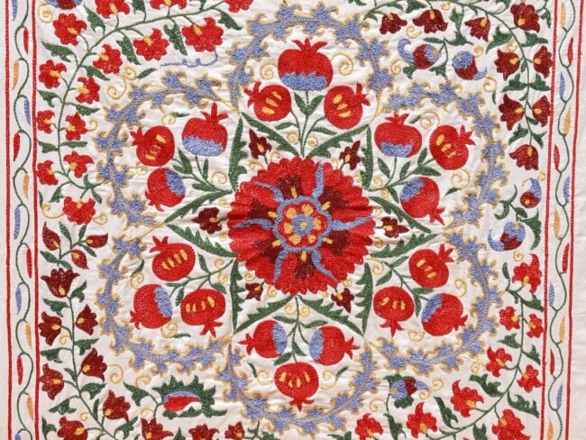 Silk Suzani Embroidery