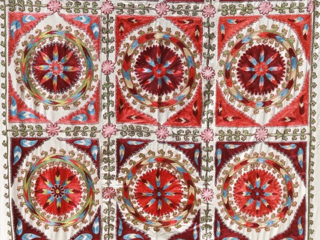 Silk Suzani Embroidery