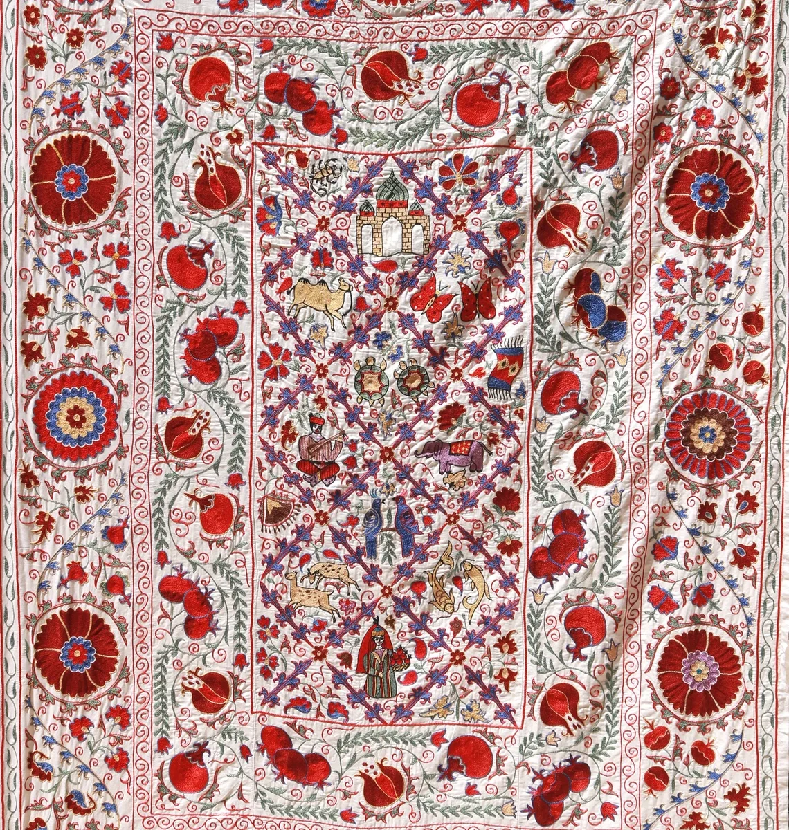 Silk Suzani Embroidery