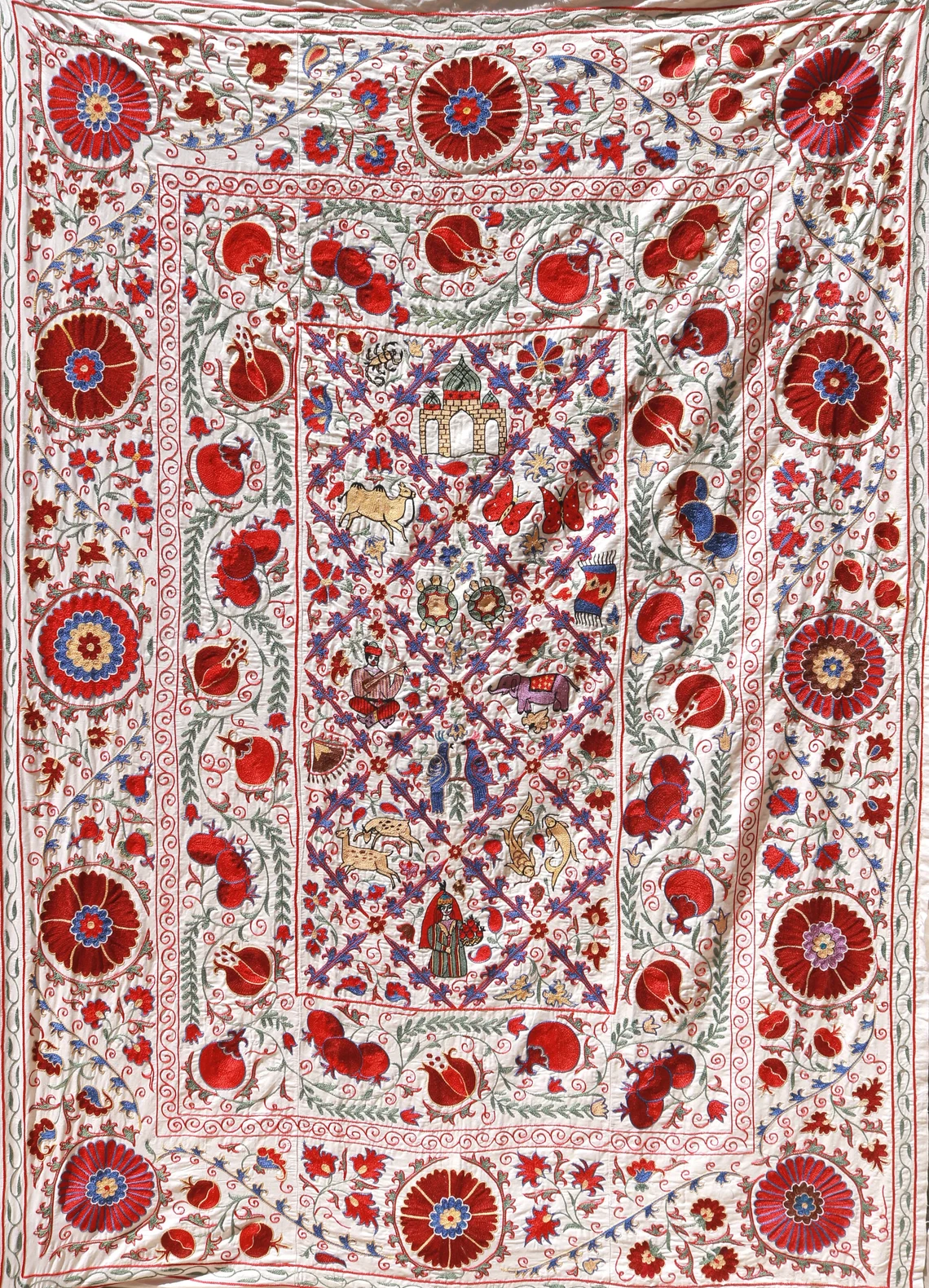 Silk Suzani Embroidery