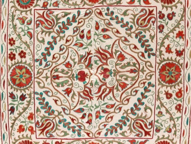 Silk Suzani Embroidery