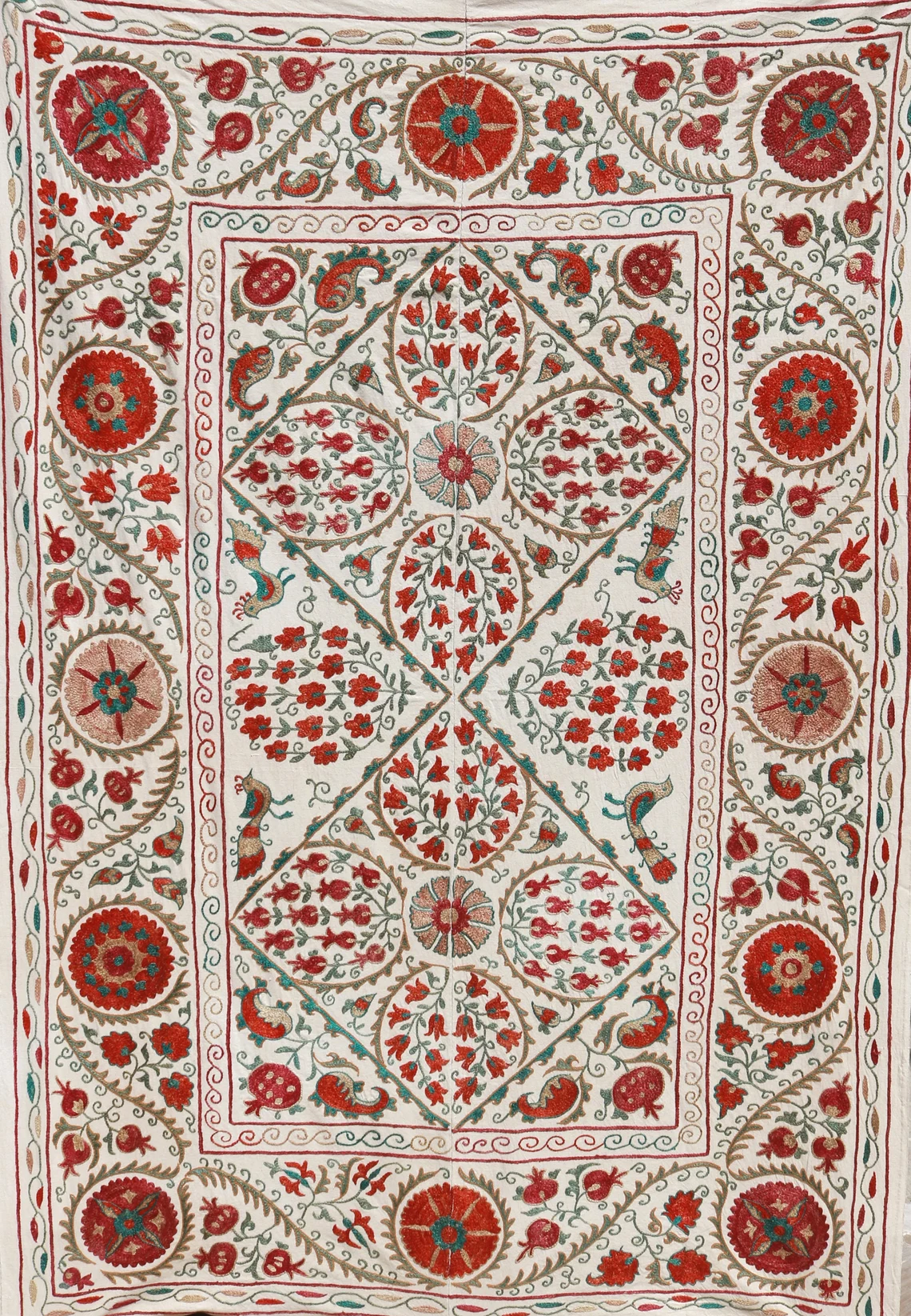 Uzbek Suzani Embroidery.