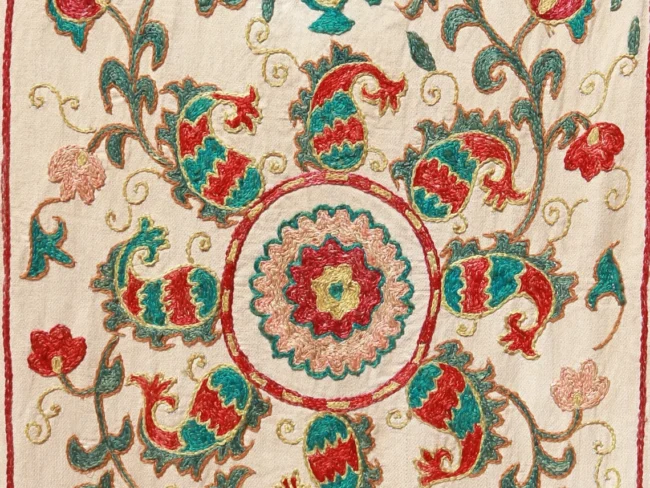 Silk Suzani Embroidery