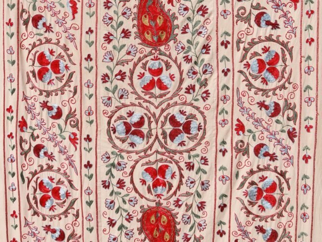 Uzbek Suzani Embroidery.