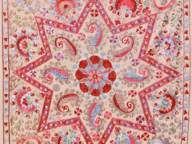 Silk Suzani Embroidery