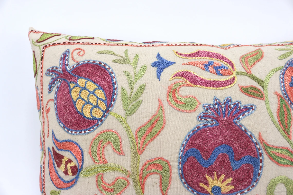 suzani pillow cover