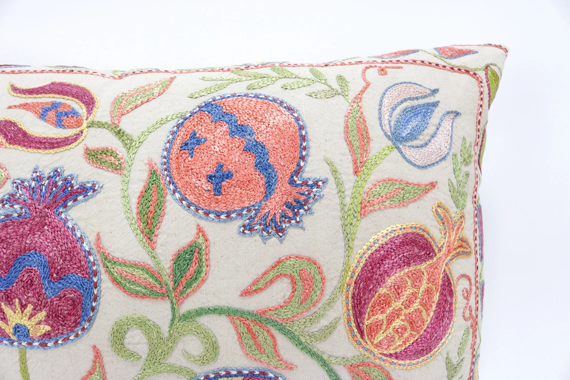 suzani pillow cover