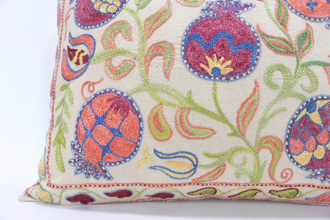 suzani pillow cover