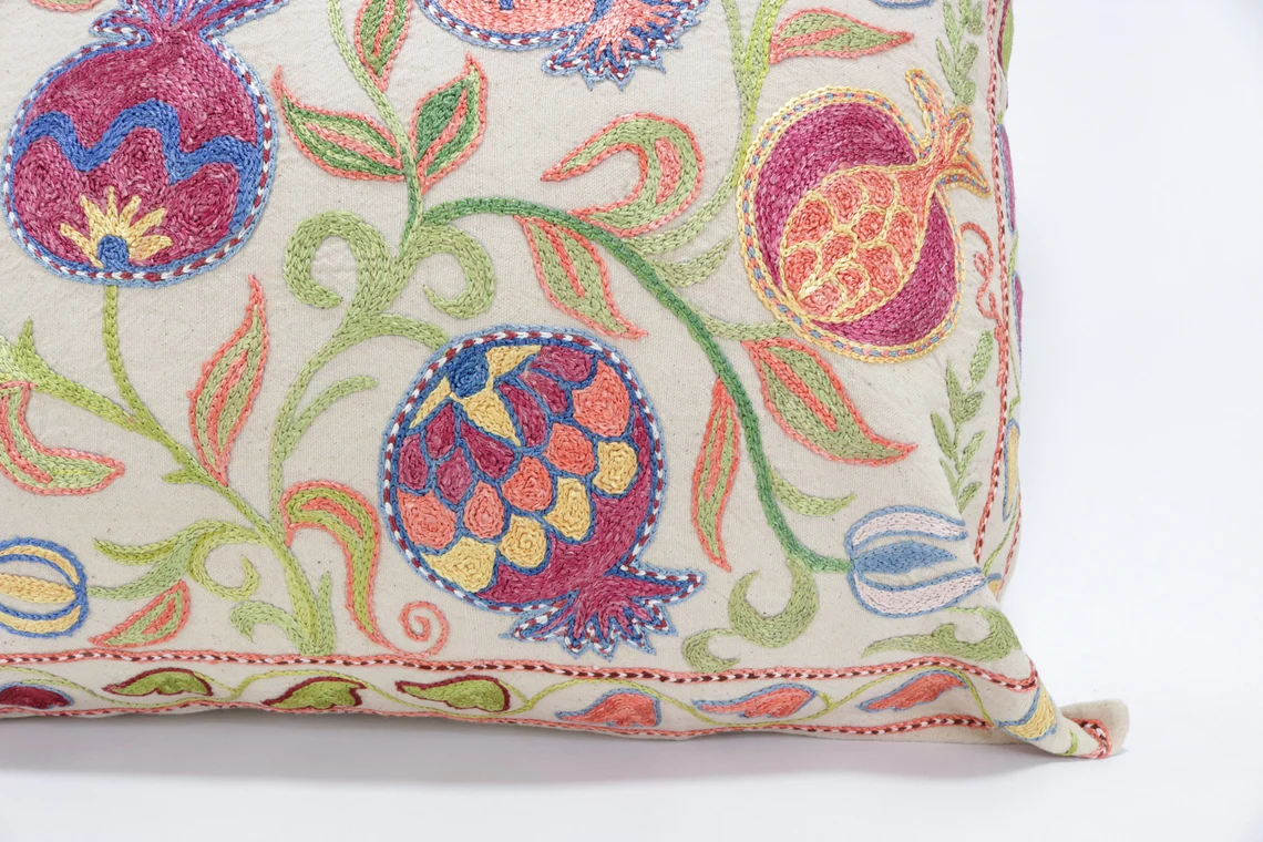 suzani pillow cover