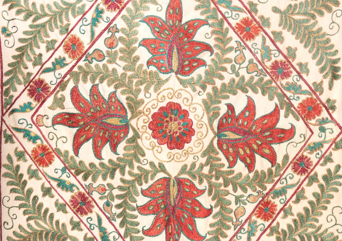 Suzani Embroidery. Unique and Distinctive Handmade Suzani