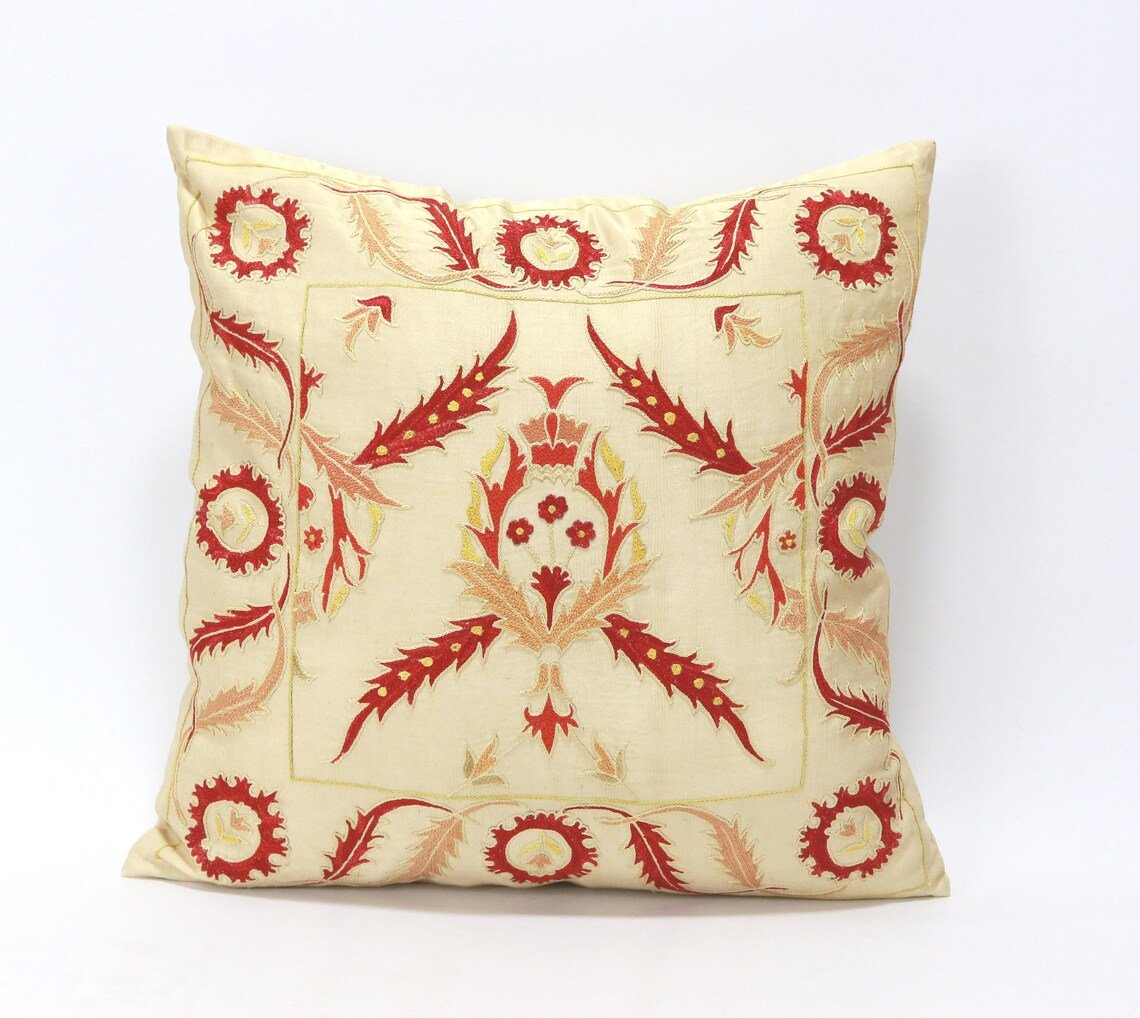 suzani pillowcase