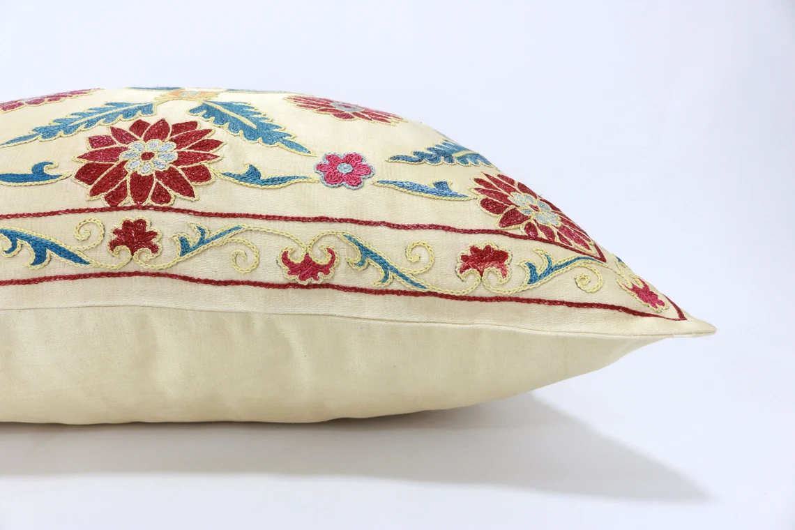 suzani pillowcase