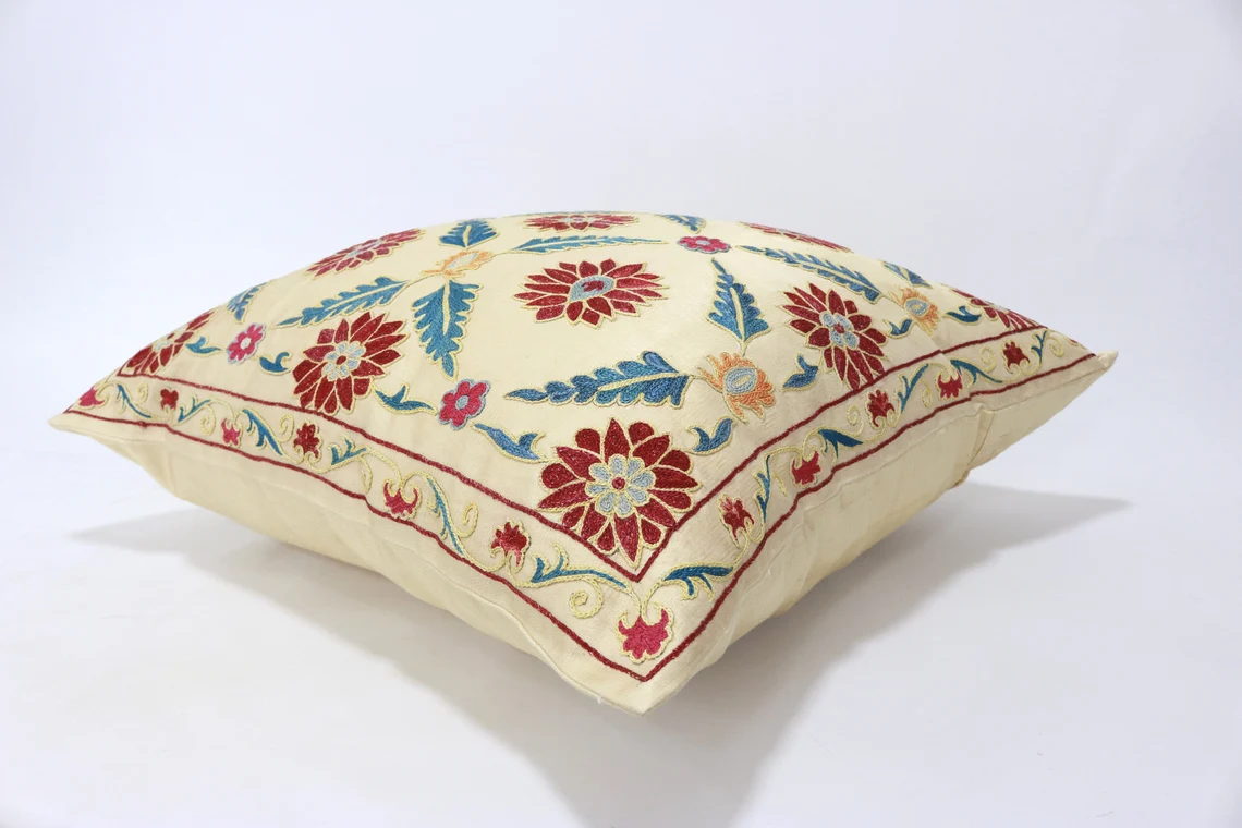 suzani pillowcase