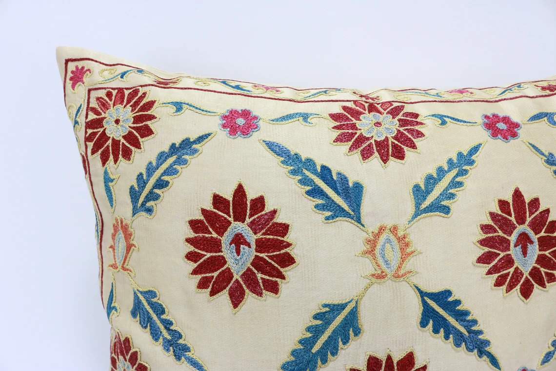 suzani pillowcase