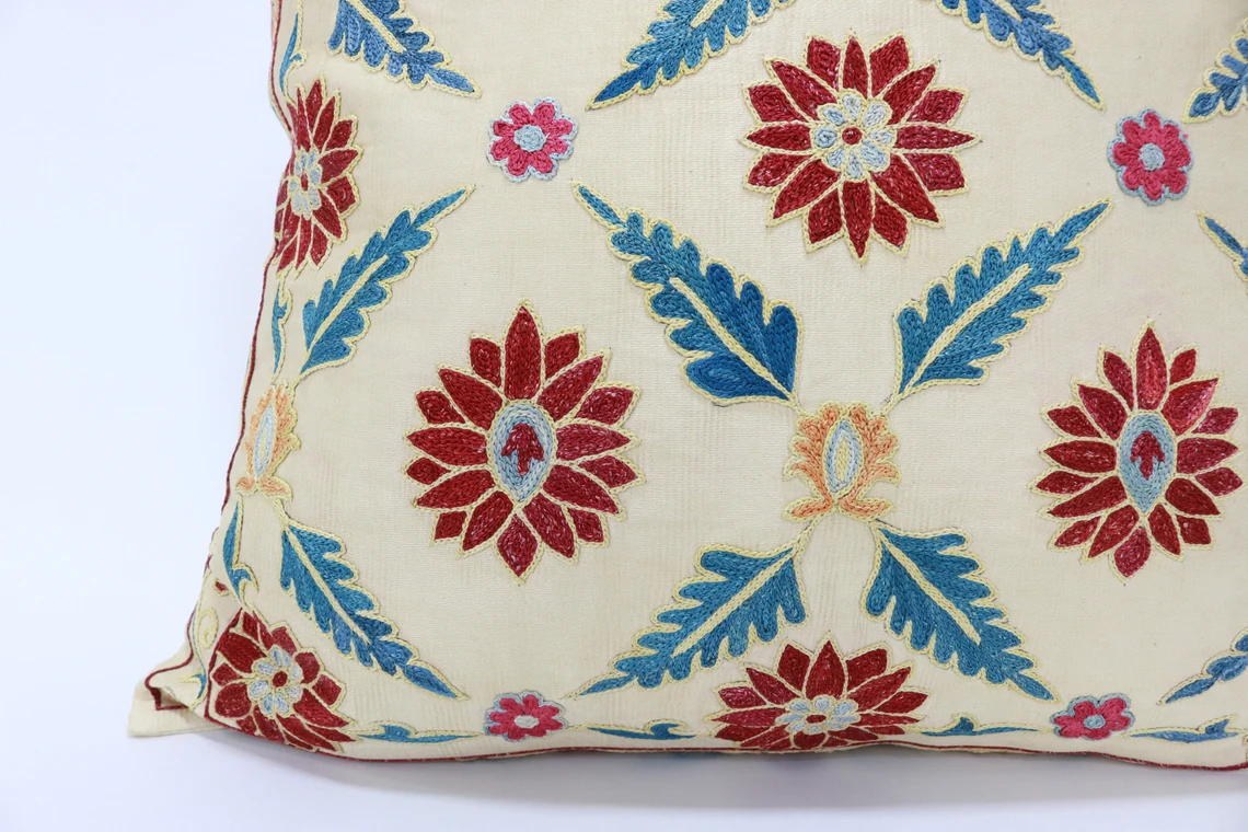 suzani pillowcase