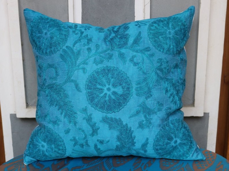 suzani pillowcase