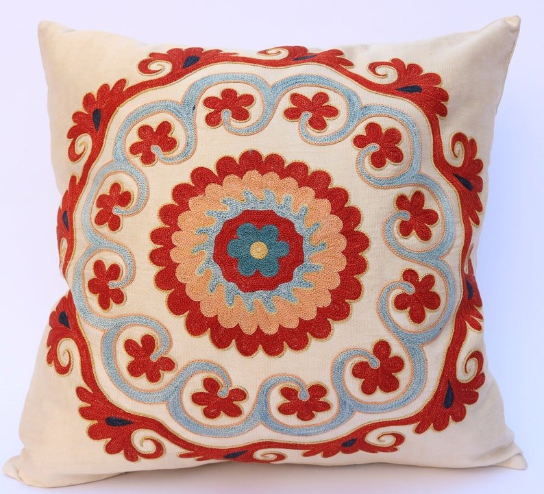 suzani pillowcase