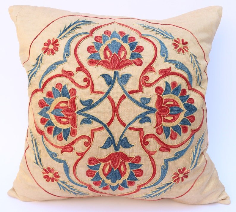 suzani pillowcase