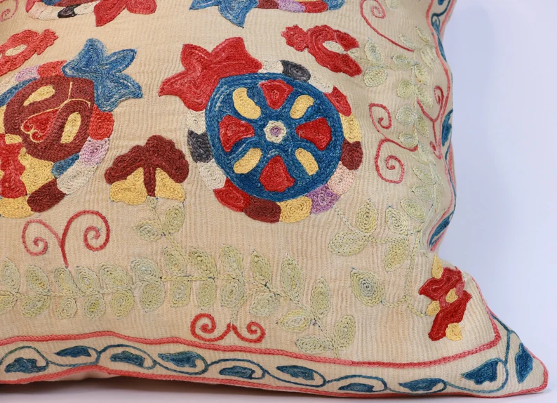 suzani pillowcase