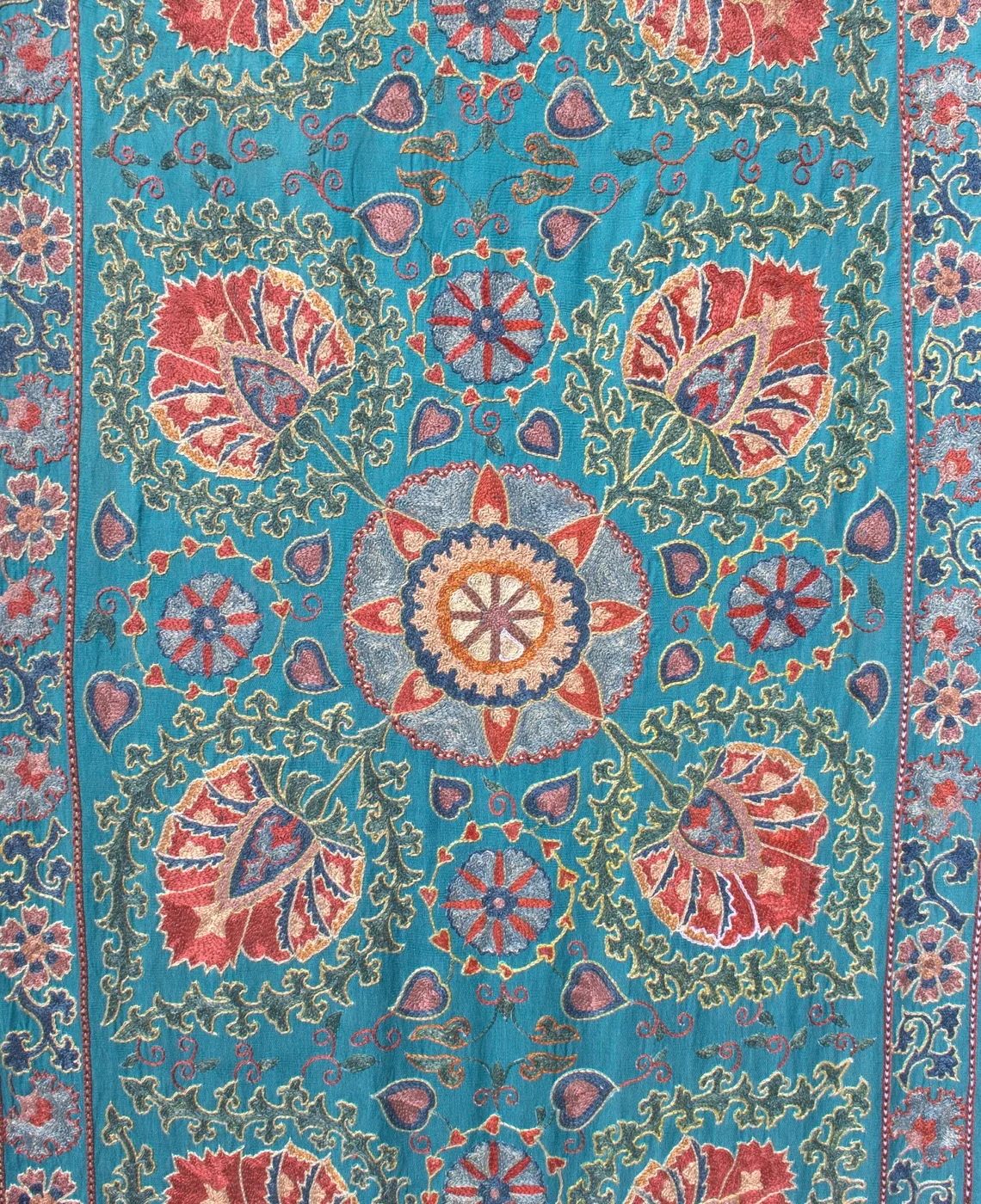 il_1140xN.4391135929_o1vy Suzani Runner Uzbek Silk embroidery,Suzani Fabric Suzani Wall Hanging, Bedspread, Bed cover, Wall hanging, Wall Decor fabric, Tablecloth