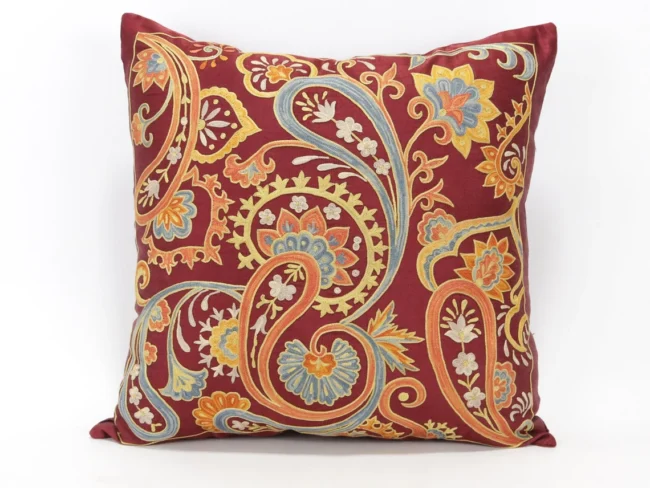 Suzani Pillow Uzbek hand embroidery Suzani Throw Pillow, Suzani Cushion Cover Suzani Pillow Cover Hand Embroidery Pillow Best Sale