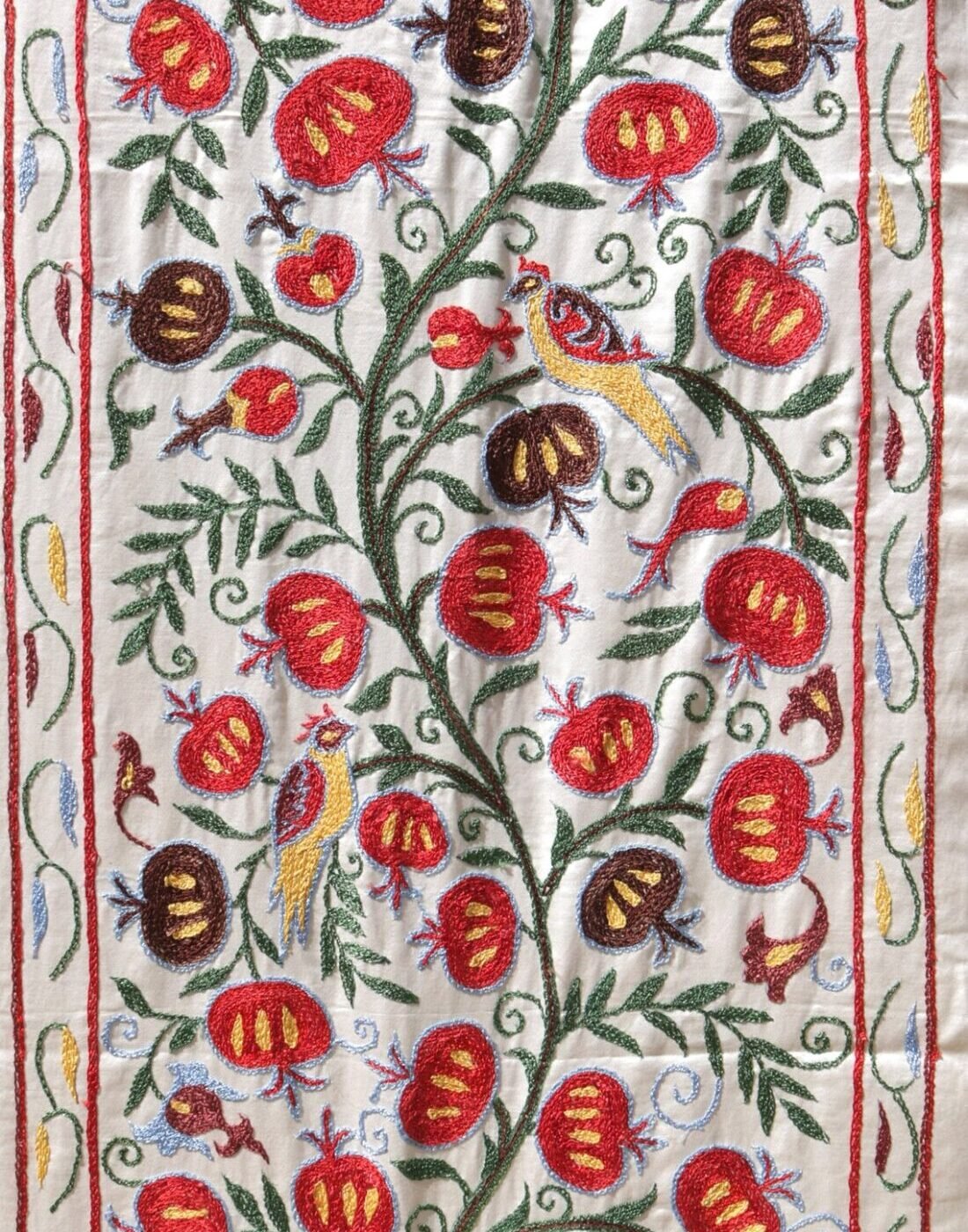 il_1140xN.5913552217_51ss Silk Suzani Clasic Uzbek embroidery,Suzani Fabric Suzani Wall Hanging, Bedspread, Bed cover, Wall hanging, Wall Decor fabric, Tablecloth