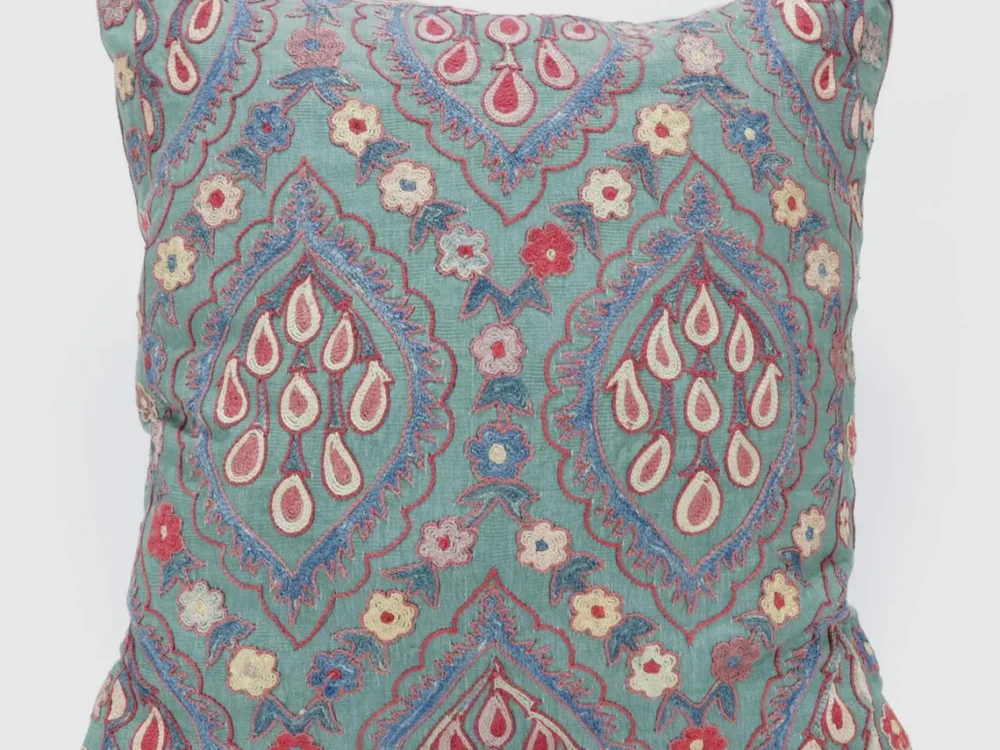 il_1140xN.6213523677_in97 Suzani Pillow Uzbek Embroidery, Suzani Throw Pillow, Suzani Cushion Cover, Suzani Pillow Cover, Hand Embroidery Decorative Pillow-Pillowcase