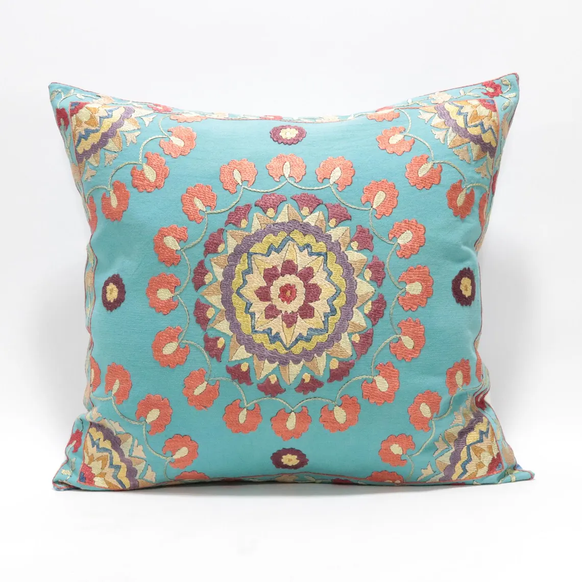 Suzani Pillow Uzbek hand embroidery Suzani Throw Pillow, Suzani Cushion Cover Suzani Pillow Cover Hand Embroidery Pillow Best Sale