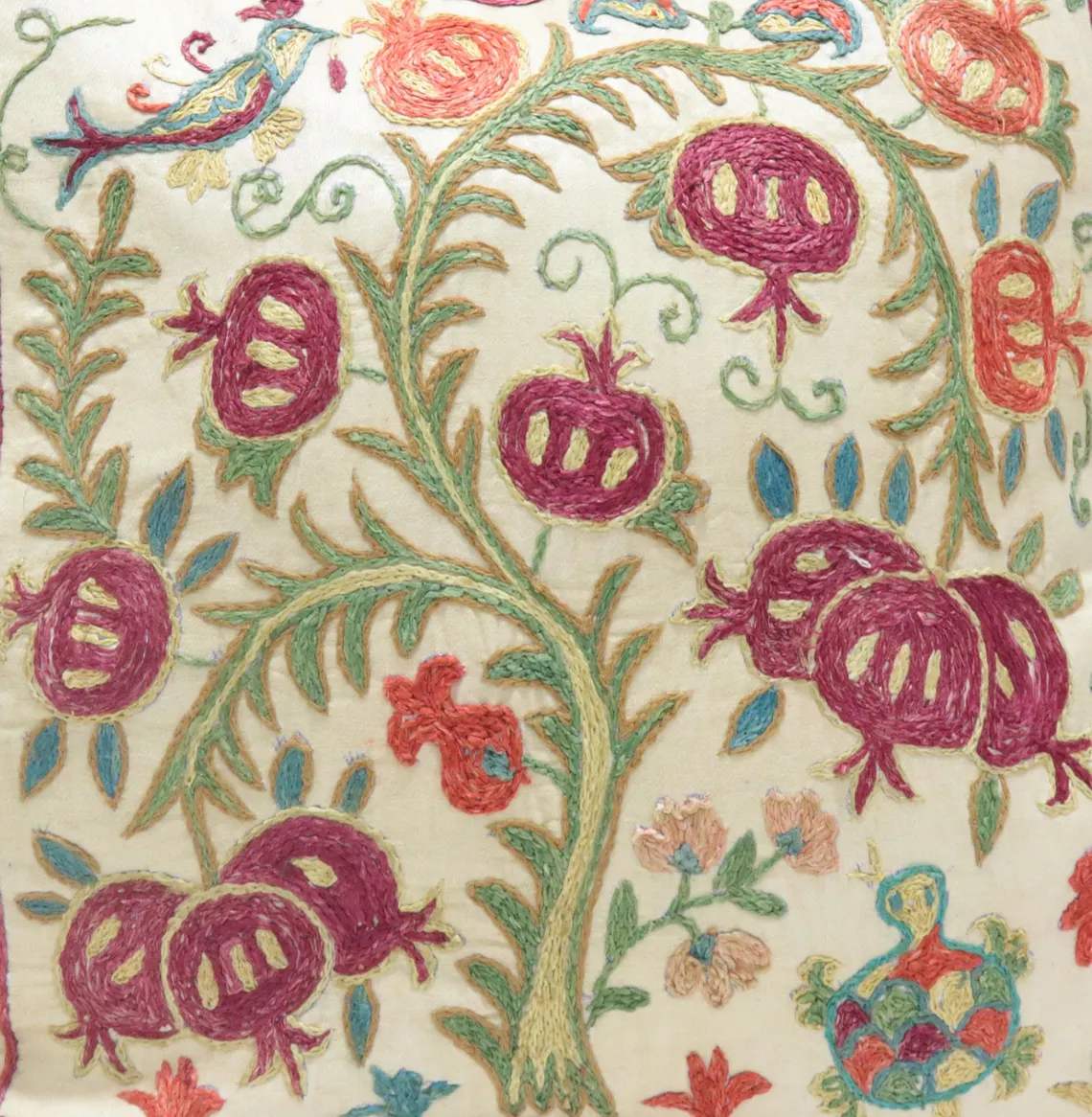 Suzani Pillow Uzbek Embroidery,Suzani 16 x 16 Throw Pillow, Suzani Cushion Cover,Suzani Pillow Cover,Hand Embroidery Suzani Pillow,Best Sale