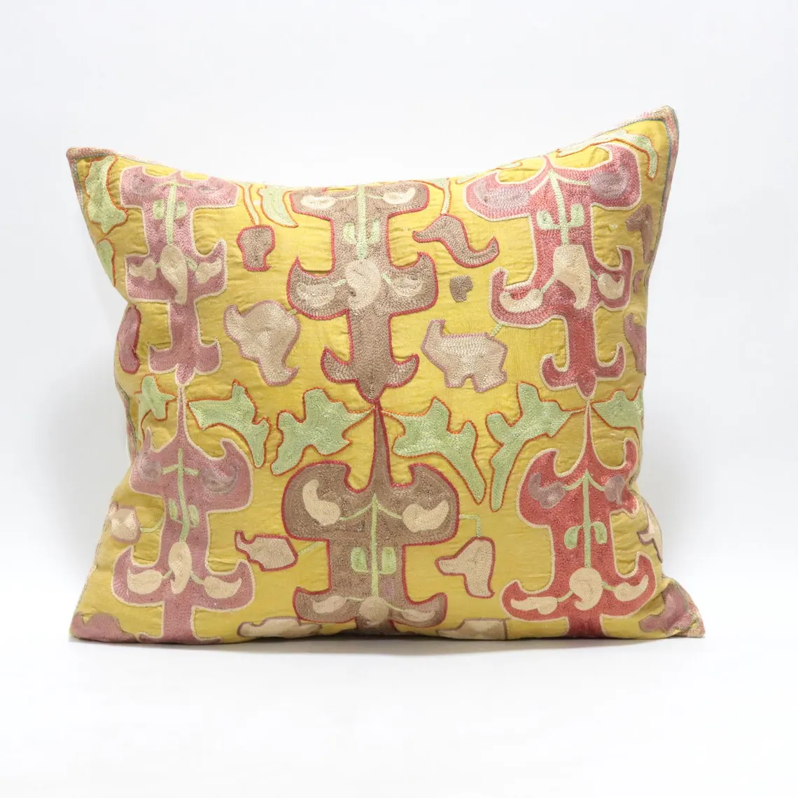 Suzani Pillow Uzbek hand embroidery Suzani Throw Pillow, Suzani Cushion Cover Suzani Pillow Cover Hand Embroidery Pillow Best Sale
