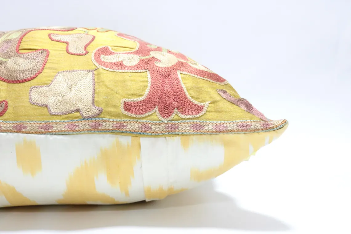 Suzani Pillow Uzbek hand embroidery Suzani Throw Pillow, Suzani Cushion Cover Suzani Pillow Cover Hand Embroidery Pillow Best Sale