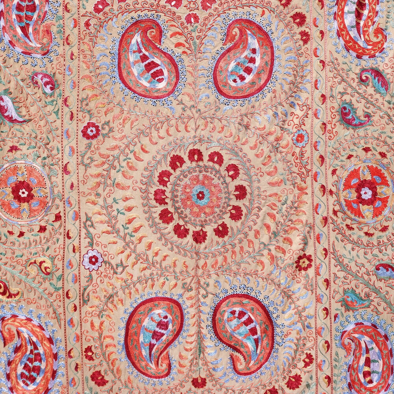 il_fullxfull.3708589327_12kk Silk Suzani Clasic Uzbek embroidery,Suzani Fabric Suzani Wall Hanging, Bedspread, Bed cover, Wall hanging, Wall Decor fabric, Tablecloth