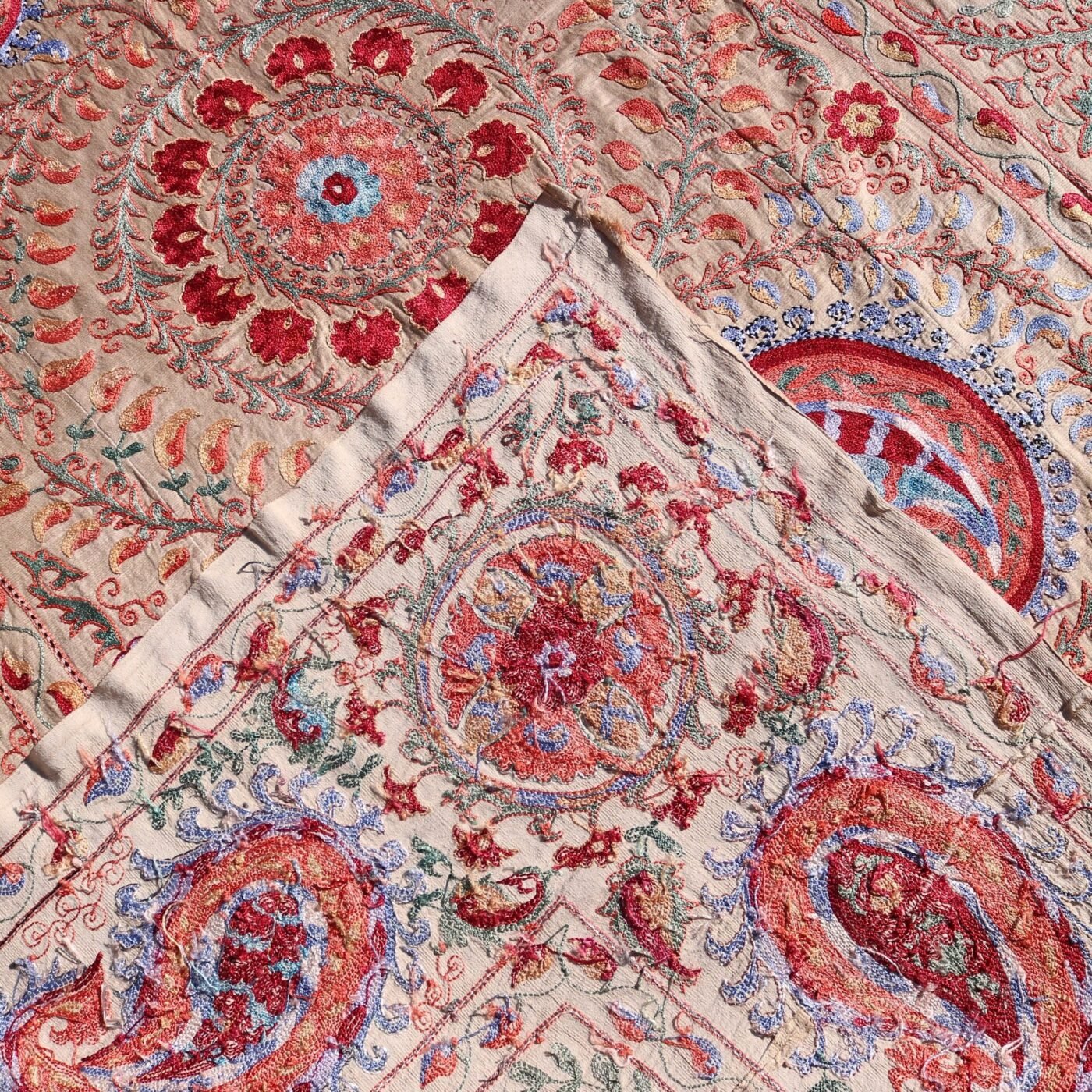 il_fullxfull.3708594535_rf0x Silk Suzani Clasic Uzbek embroidery,Suzani Fabric Suzani Wall Hanging, Bedspread, Bed cover, Wall hanging, Wall Decor fabric, Tablecloth