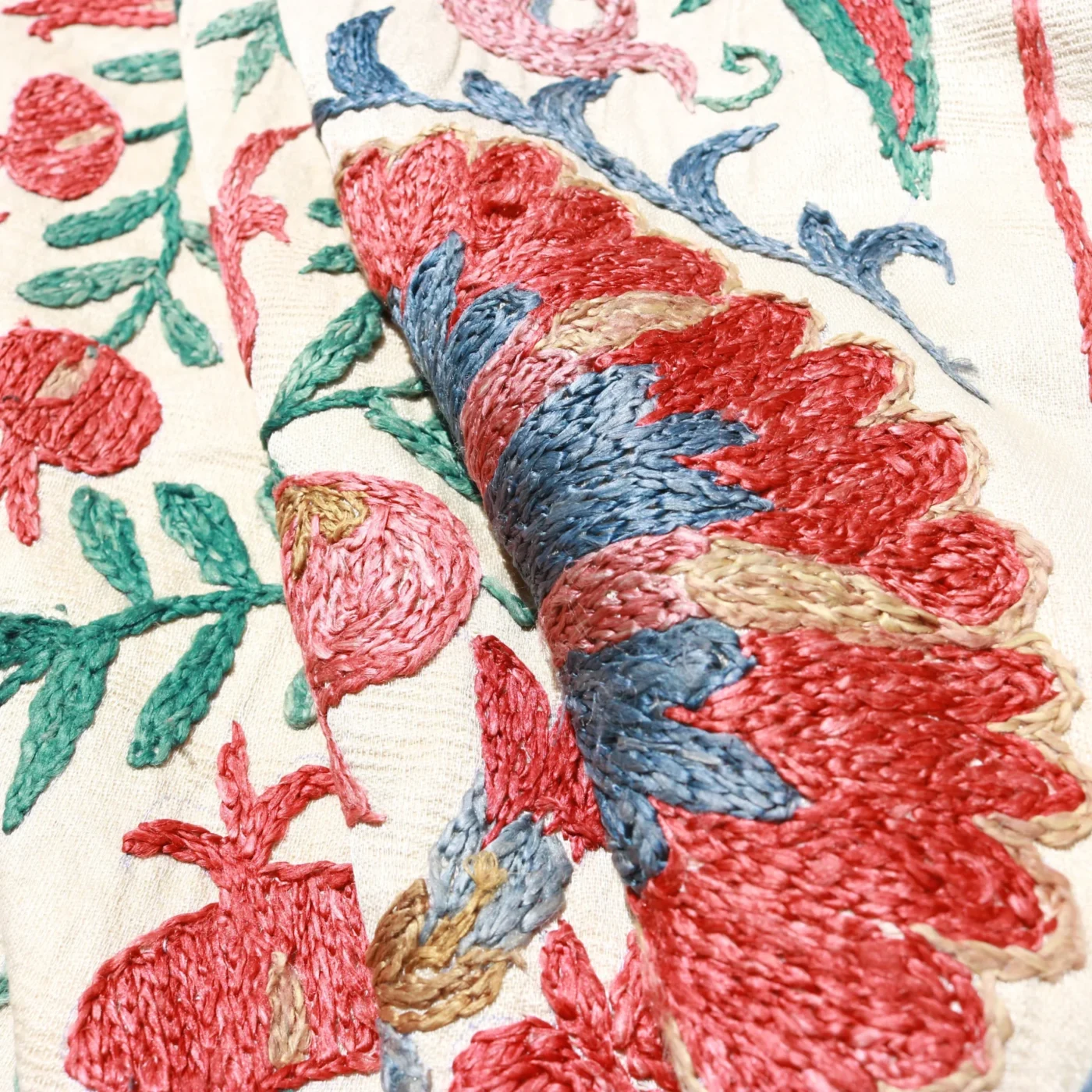 Suzani Uzbek handmade embroidery,Suzani Fabric Suzani Wall Hanging,  Bedspread, Bedcover, Wall hanging Decorative fabric, Suzani tablecloth.