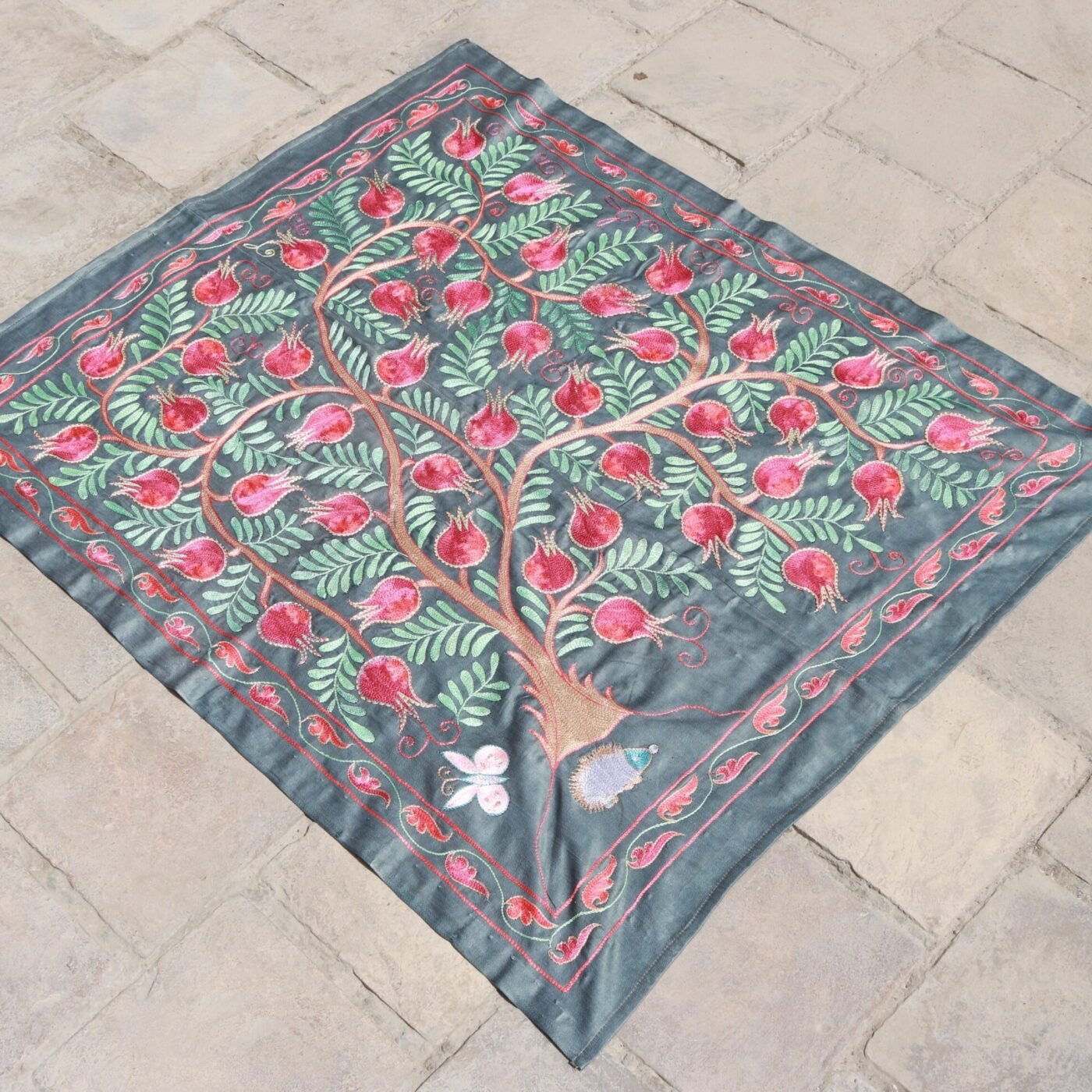 Suzani Uzbek handmade embroidery,Suzani Fabric Suzani Wall Hanging,  Bedspread, Bedcover, Wall hanging Decorative fabric, Suzani tablecloth.