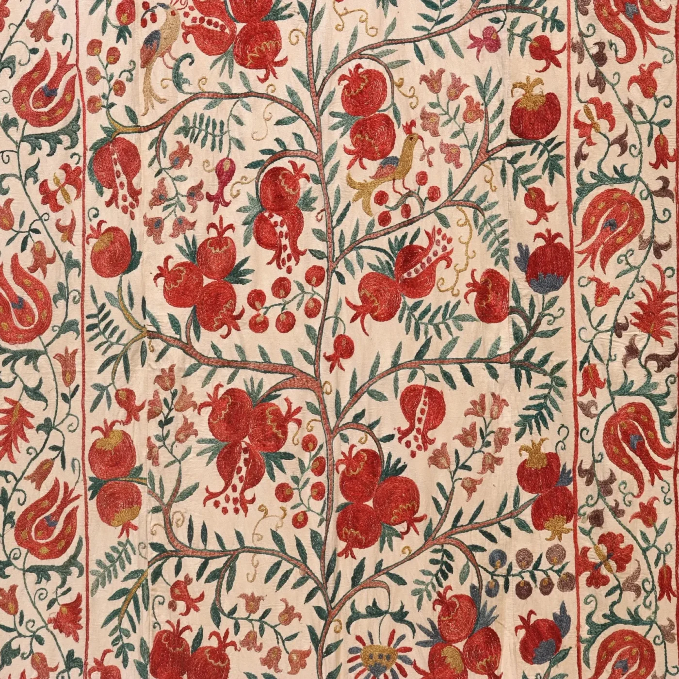 Silk Suzani Clasic Uzbek embroidery,Suzani Fabric Suzani Wall Hanging, Bedspread, Bed cover, Wall hanging, Wall Decor fabric, Tablecloth