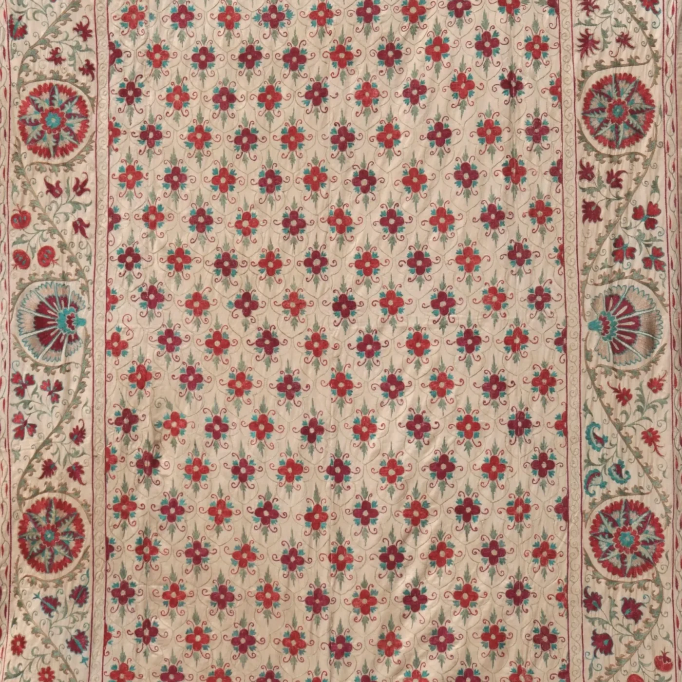 Suzani Uzbek handmade embroidery,Suzani Fabric Suzani Wall Hanging,  Bedspread, Bedcover, Wall hanging Decorative fabric, Suzani tablecloth.