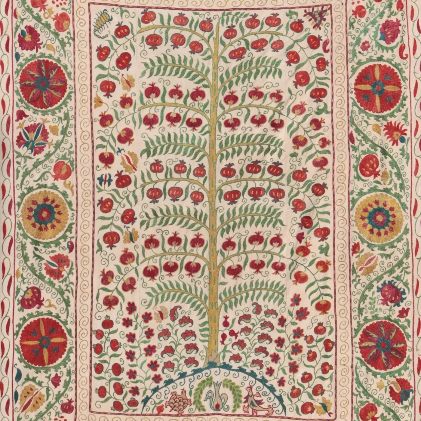 Suzani Uzbek handmade embroidery,Suzani Fabric Suzani Wall Hanging,  Bedspread, Bedcover, Wall hanging Decorative fabric, Suzani tablecloth.