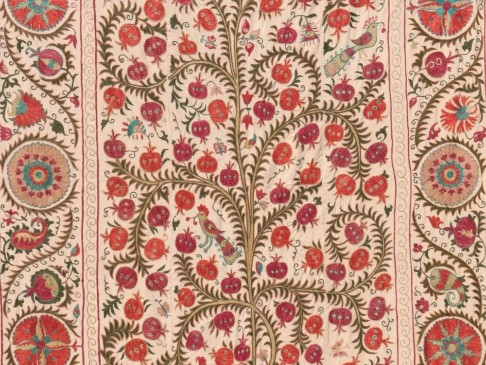 il_fullxfull.6426894938_2g0b Suzani Uzbek handmade embroidery,Suzani Fabric Suzani Wall Hanging, Bedspread, Bedcover, Wall hanging Decorative fabric, Suzani tablecloth.