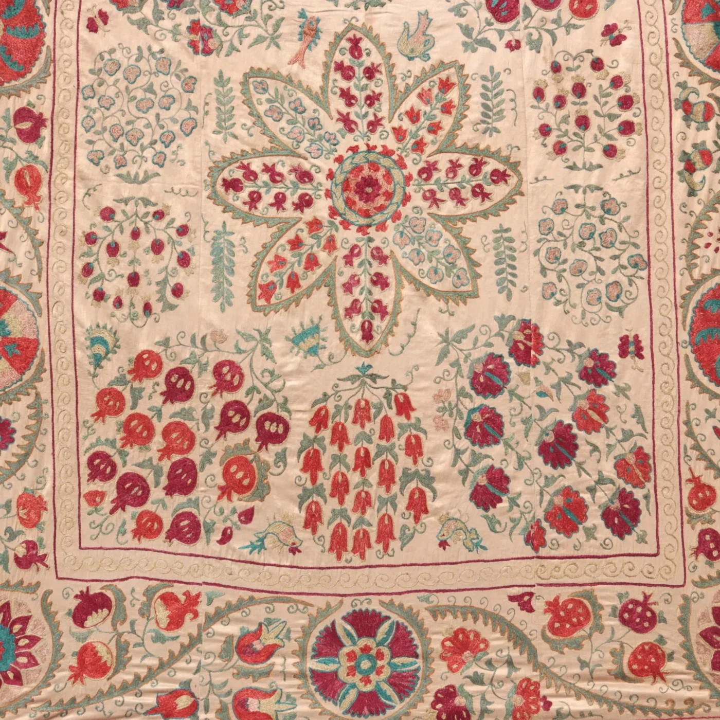 il_fullxfull.6426912230_2s34 Suzani Uzbek handmade embroidery,Suzani Fabric Suzani Wall Hanging, Bedspread, Bedcover, Wall hanging Decorative fabric, Suzani tablecloth.